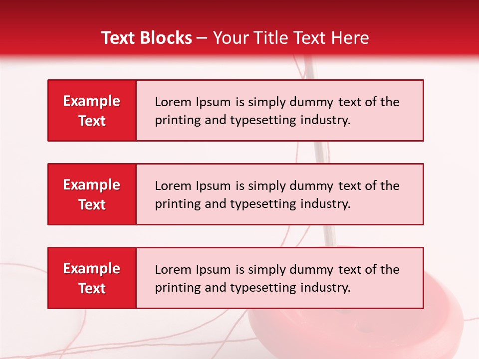 Prick Concepts Needle PowerPoint Template