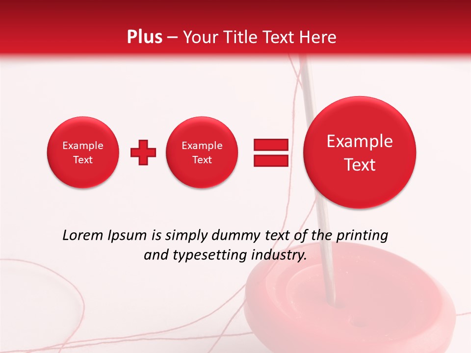 Prick Concepts Needle PowerPoint Template