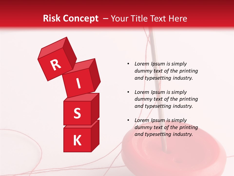 Prick Concepts Needle PowerPoint Template