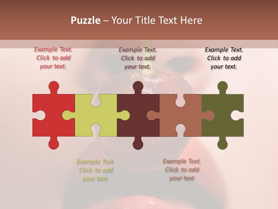 Female Closeup Shiny PowerPoint Template