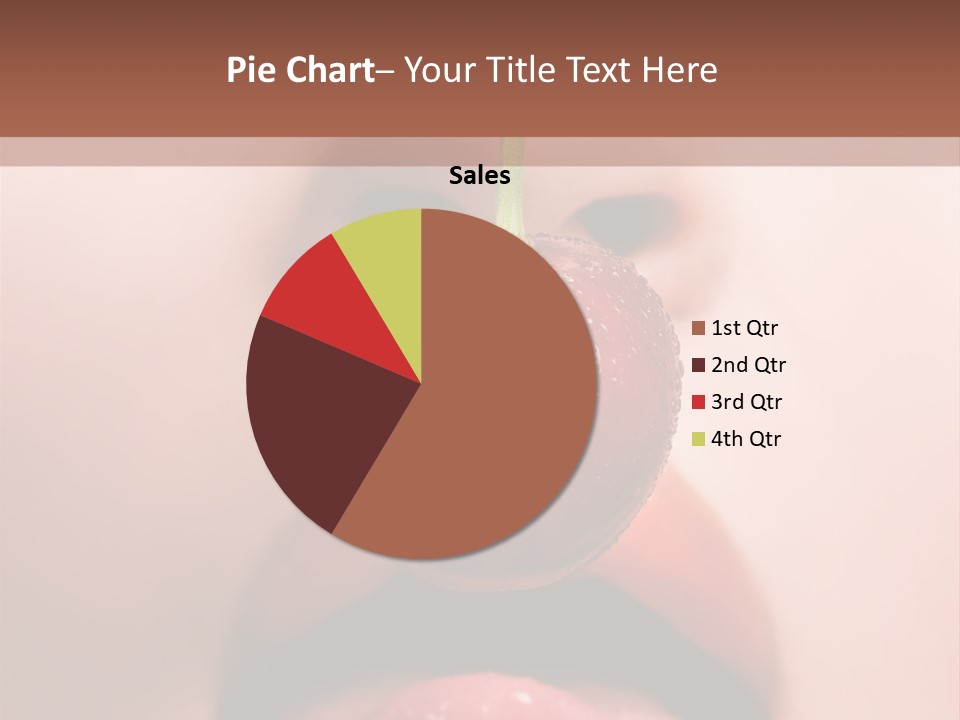 Female Closeup Shiny PowerPoint Template