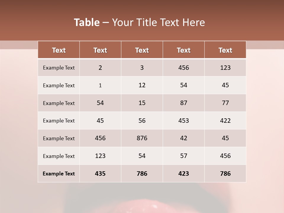 Female Closeup Shiny PowerPoint Template