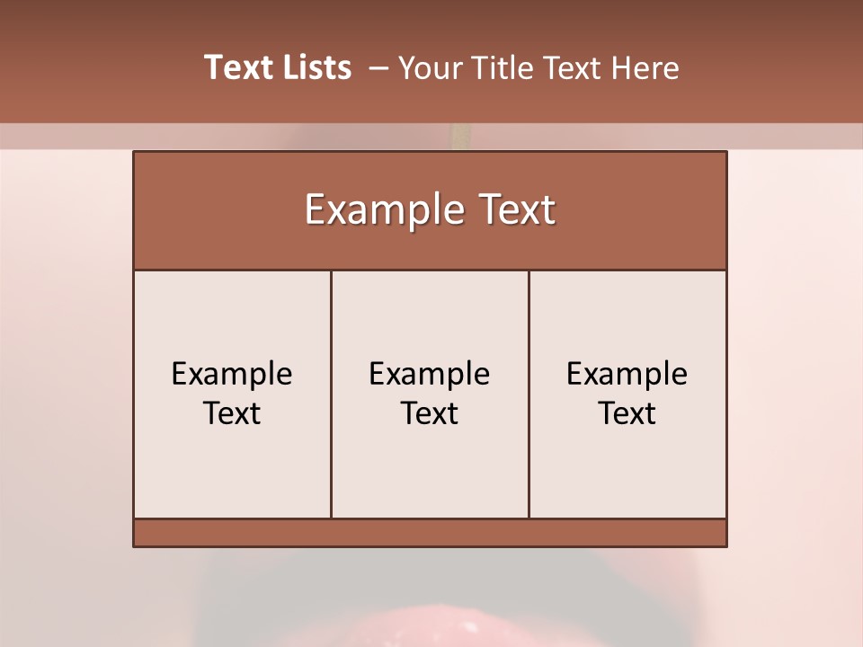Female Closeup Shiny PowerPoint Template