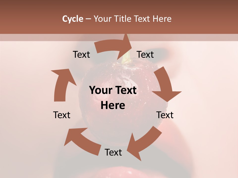 Female Closeup Shiny PowerPoint Template