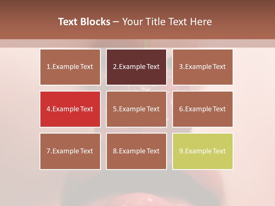 Female Closeup Shiny PowerPoint Template