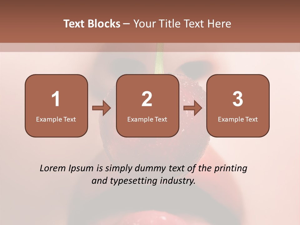 Female Closeup Shiny PowerPoint Template