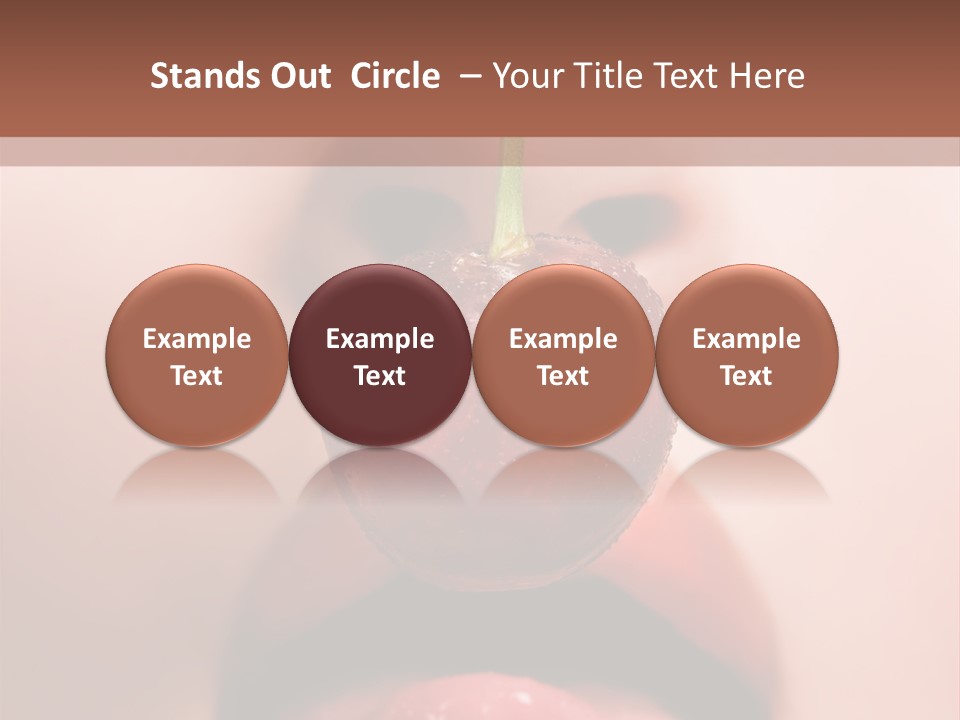 Female Closeup Shiny PowerPoint Template