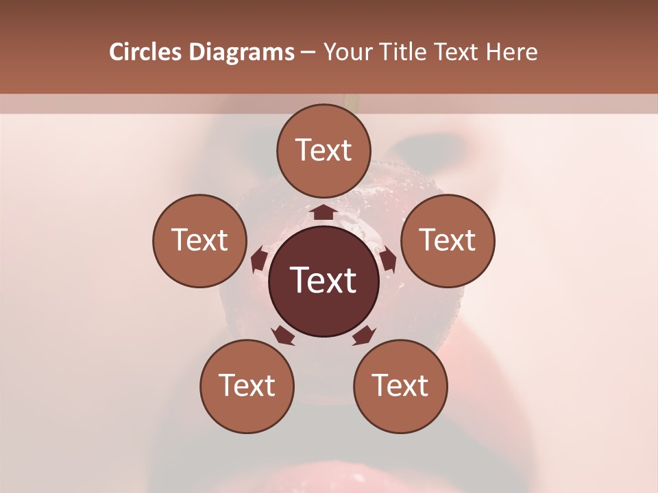 Female Closeup Shiny PowerPoint Template