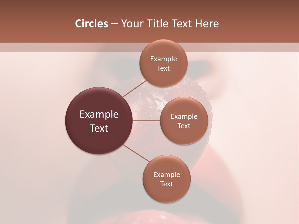 Female Closeup Shiny PowerPoint Template