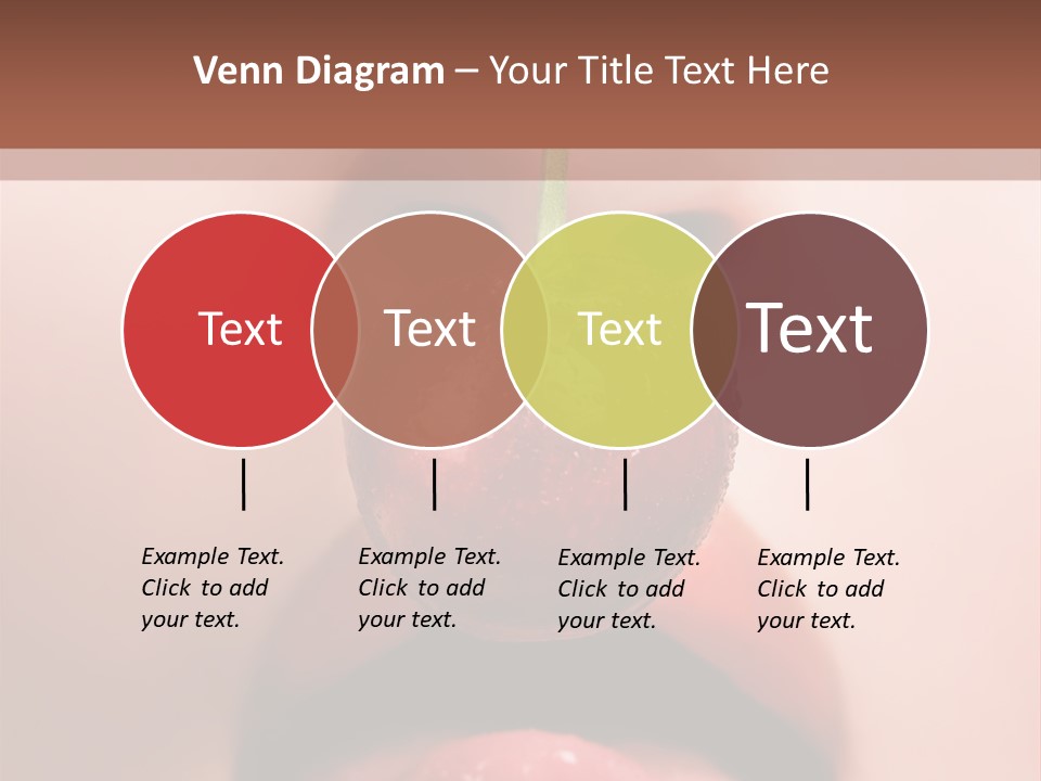 Female Closeup Shiny PowerPoint Template