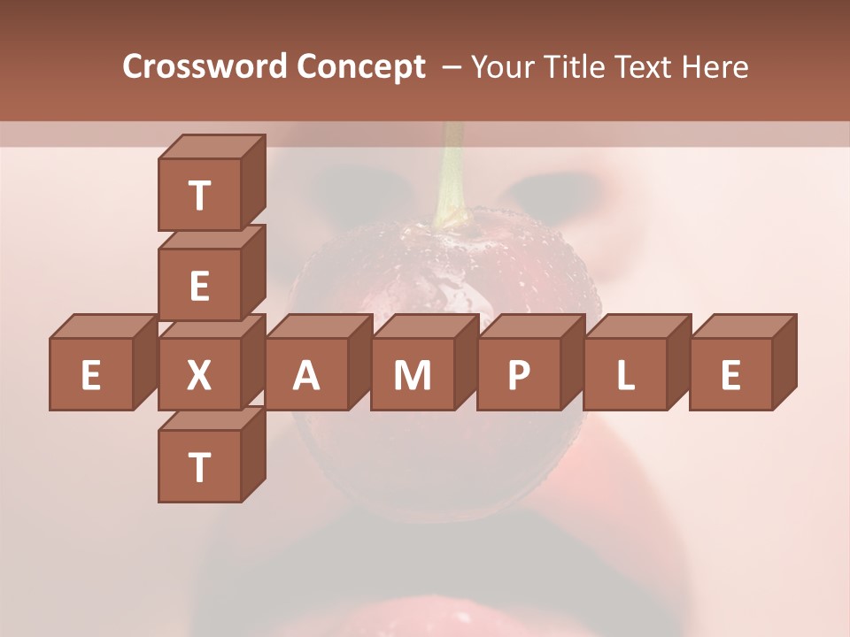 Female Closeup Shiny PowerPoint Template