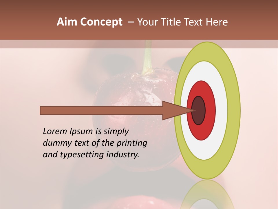 Female Closeup Shiny PowerPoint Template