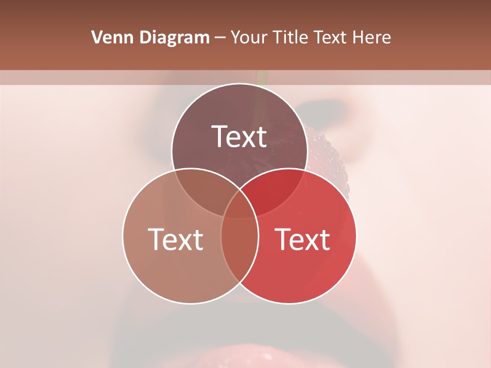 Female Closeup Shiny PowerPoint Template