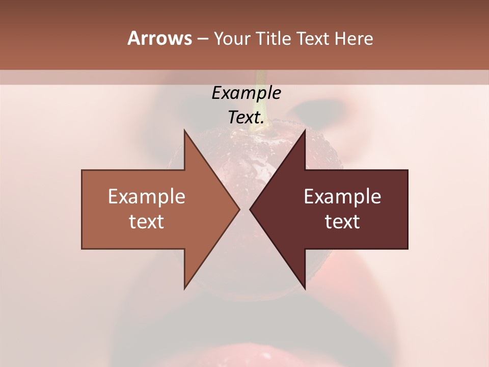 Female Closeup Shiny PowerPoint Template