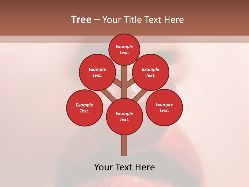 Female Closeup Shiny PowerPoint Template