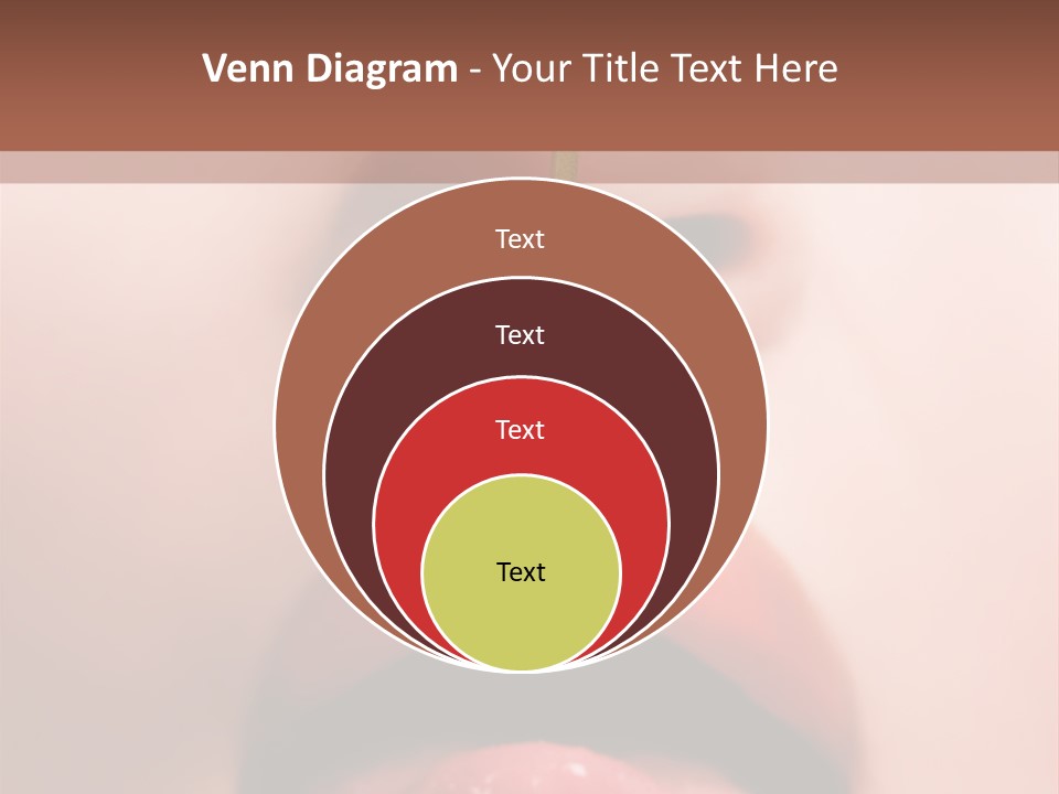 Female Closeup Shiny PowerPoint Template