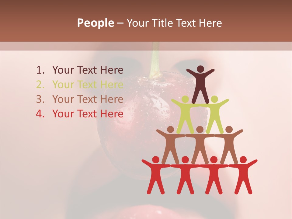 Female Closeup Shiny PowerPoint Template