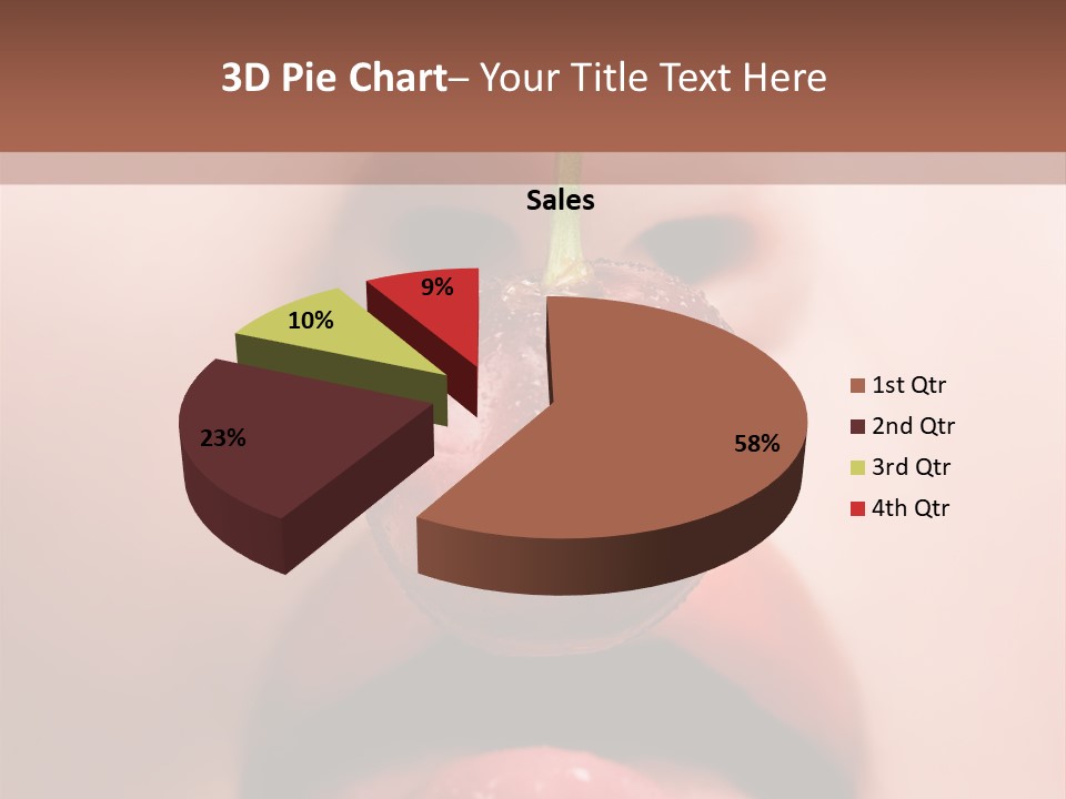 Female Closeup Shiny PowerPoint Template