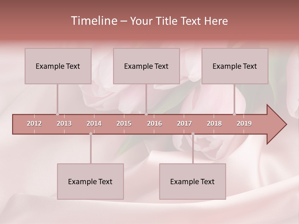 Pink Tulips PowerPoint Template