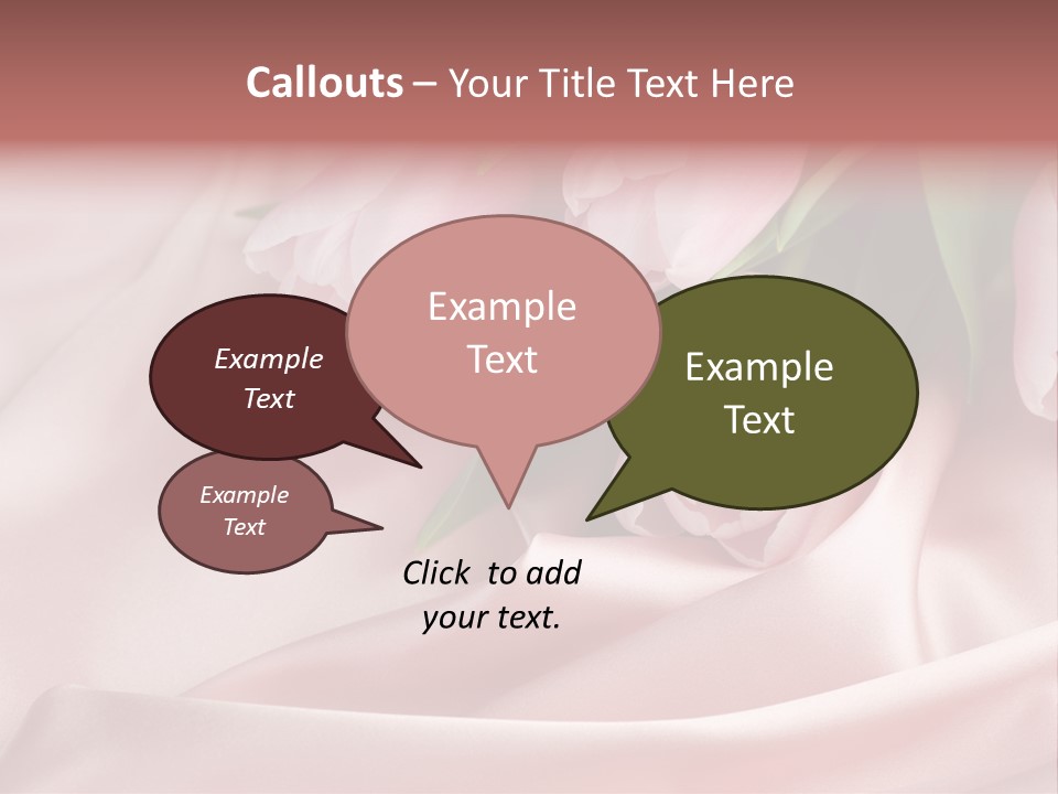 Pink Tulips PowerPoint Template