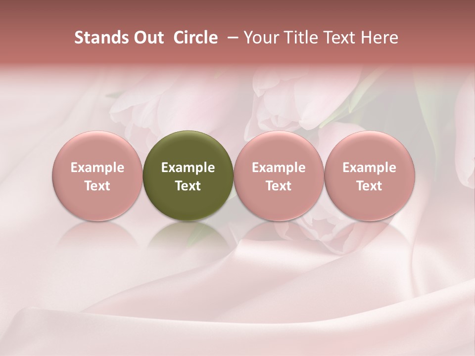 Pink Tulips PowerPoint Template