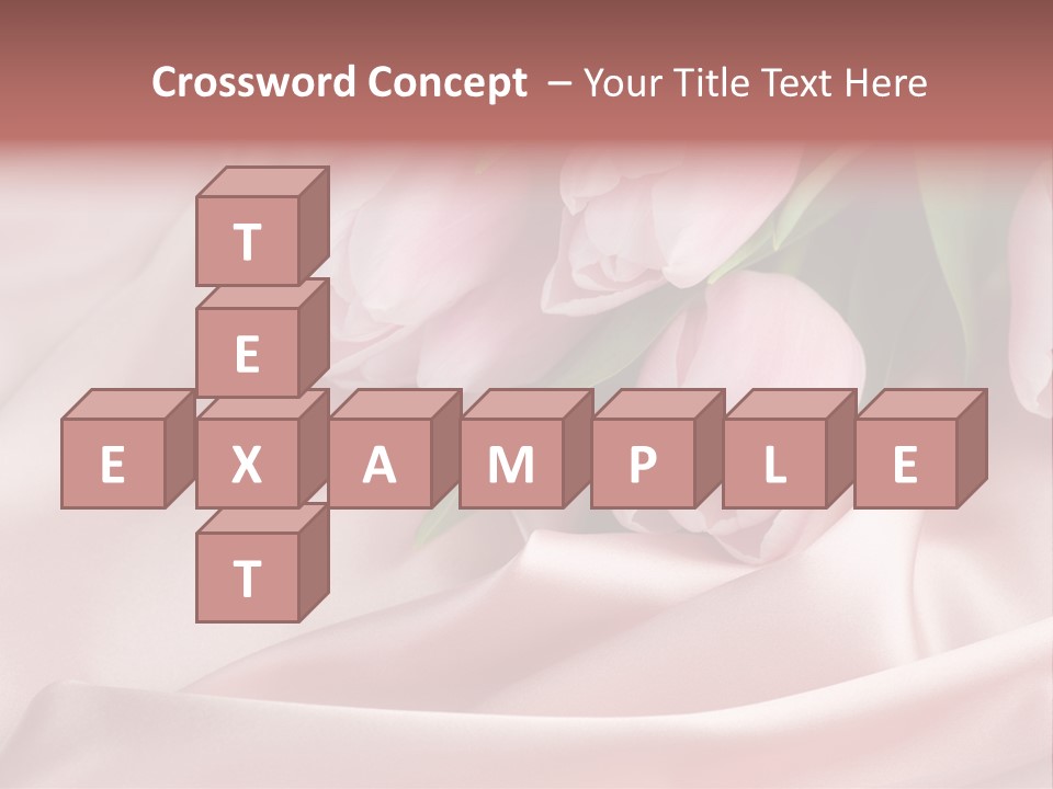 Pink Tulips PowerPoint Template