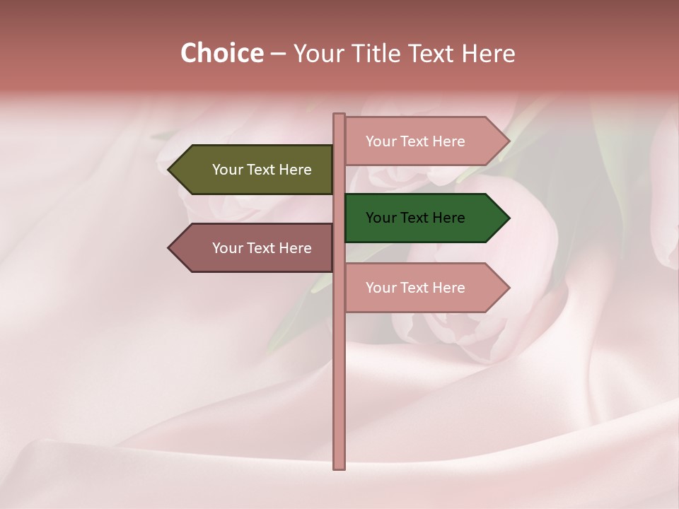 Pink Tulips PowerPoint Template