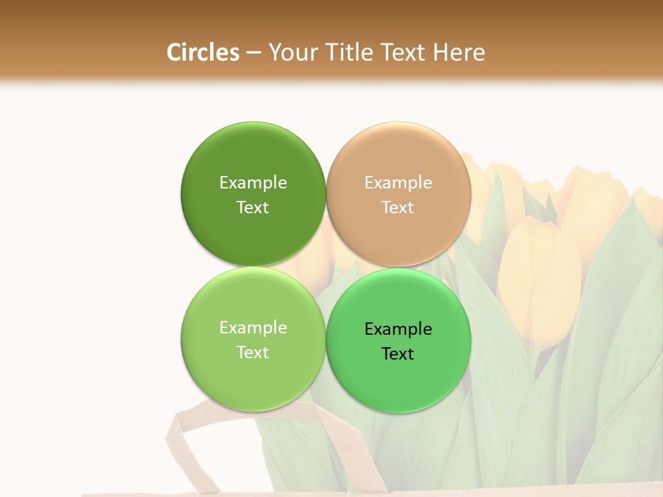 Yellow Tulips PowerPoint Template