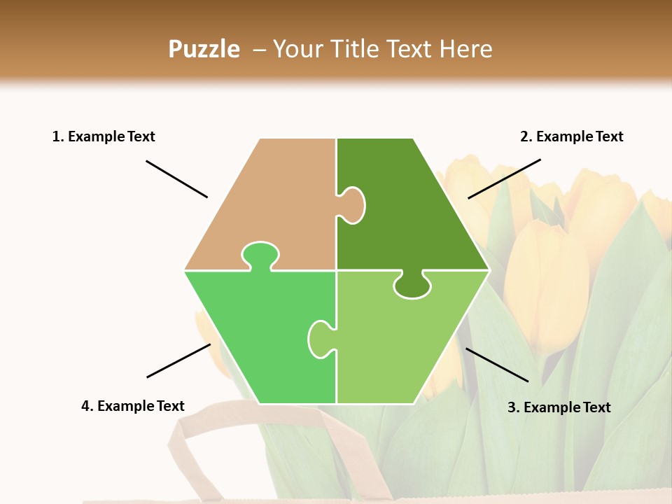 Yellow Tulips PowerPoint Template