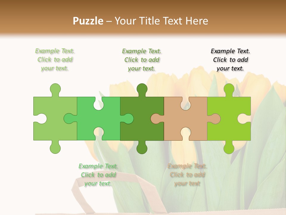 Yellow Tulips PowerPoint Template