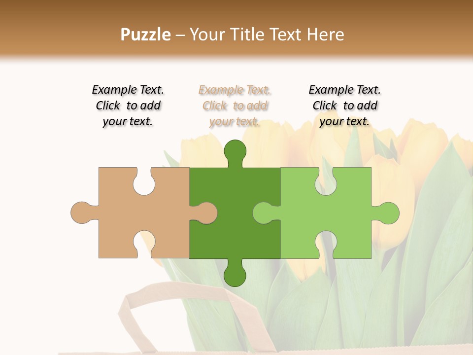 Yellow Tulips PowerPoint Template