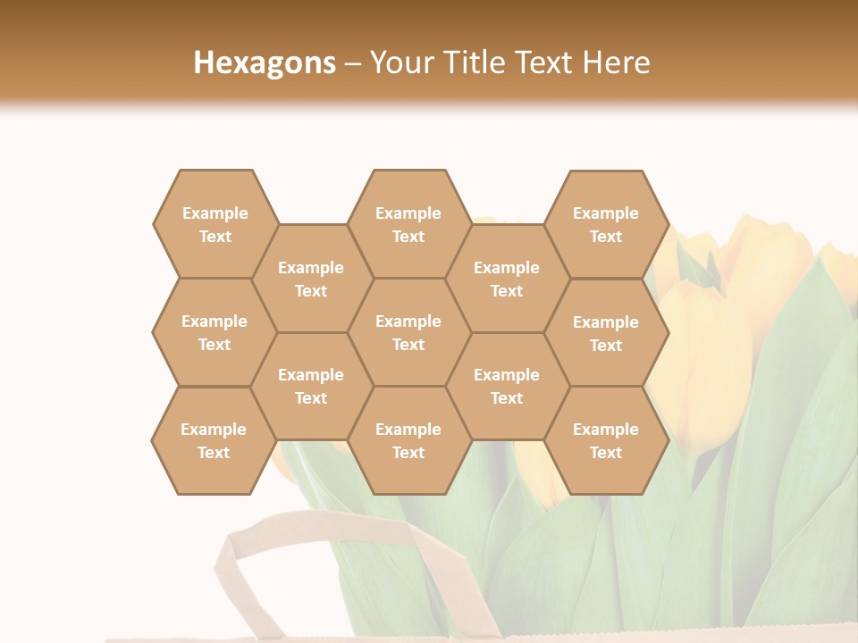 Yellow Tulips PowerPoint Template