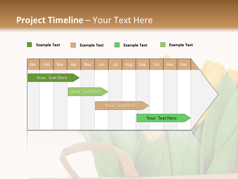 Yellow Tulips PowerPoint Template