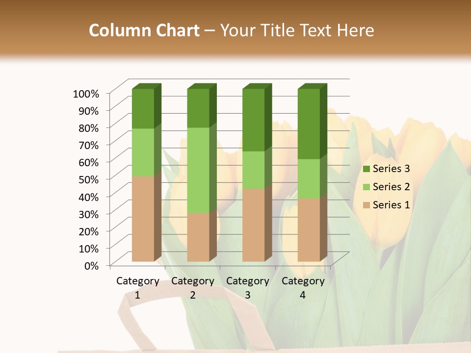 Yellow Tulips PowerPoint Template
