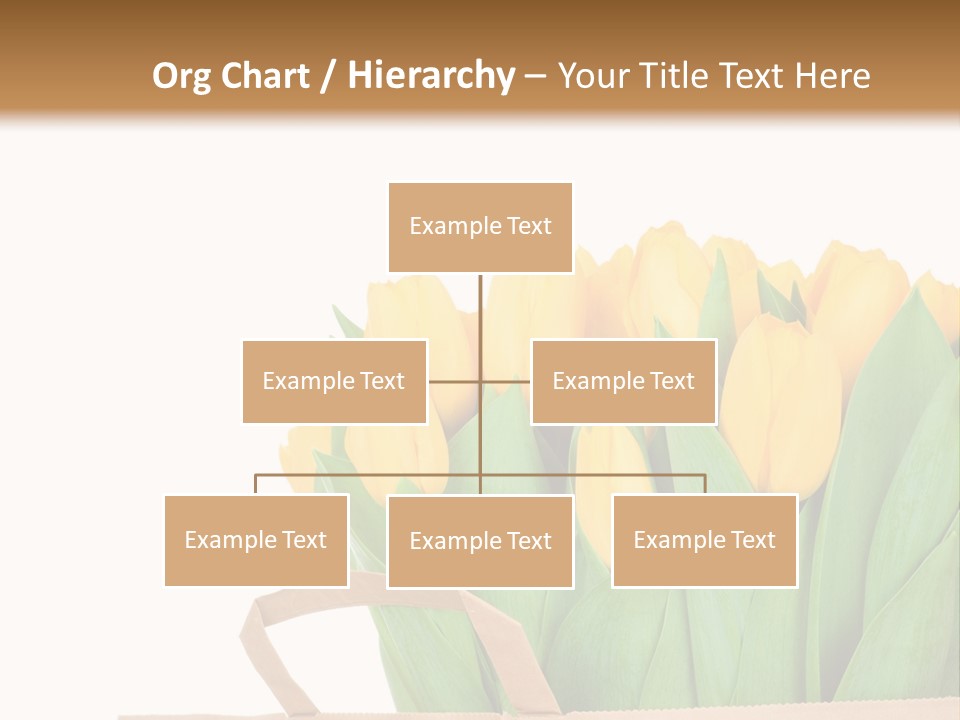 Yellow Tulips PowerPoint Template