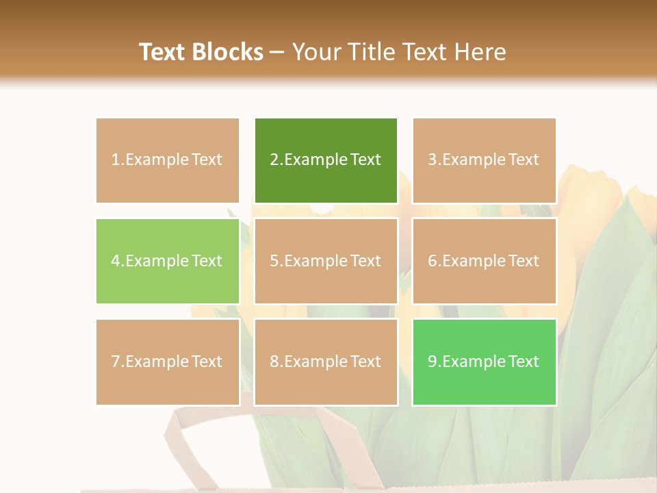 Yellow Tulips PowerPoint Template