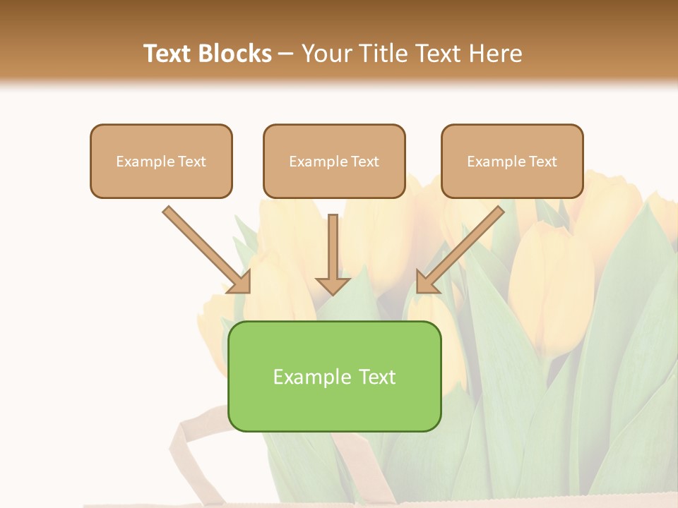 Yellow Tulips PowerPoint Template