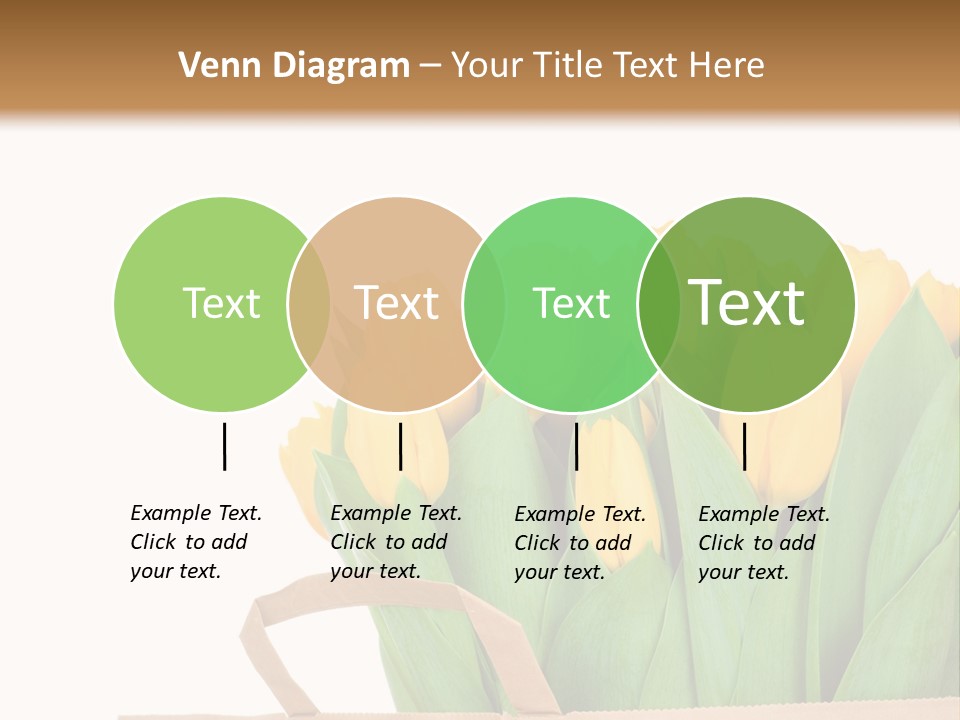 Yellow Tulips PowerPoint Template