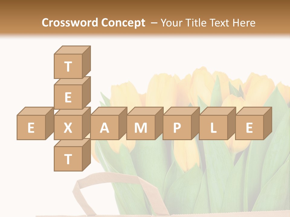 Yellow Tulips PowerPoint Template