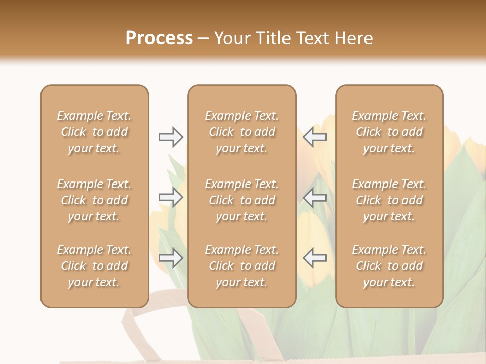 Yellow Tulips PowerPoint Template