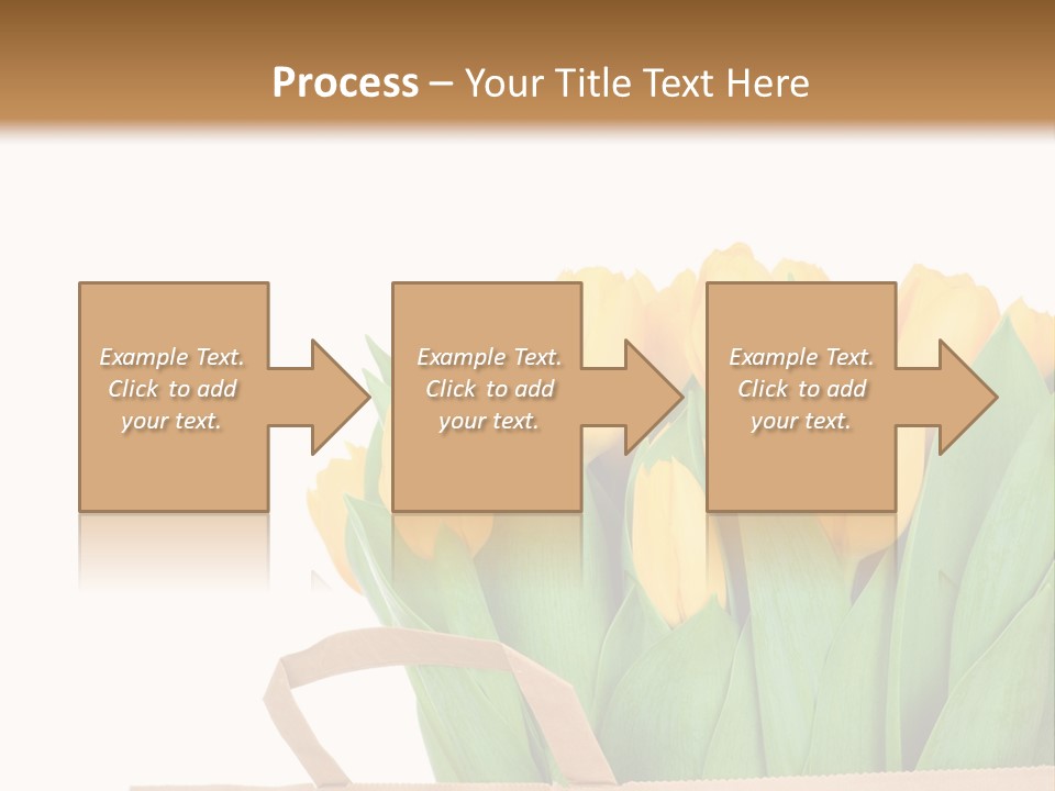 Yellow Tulips PowerPoint Template