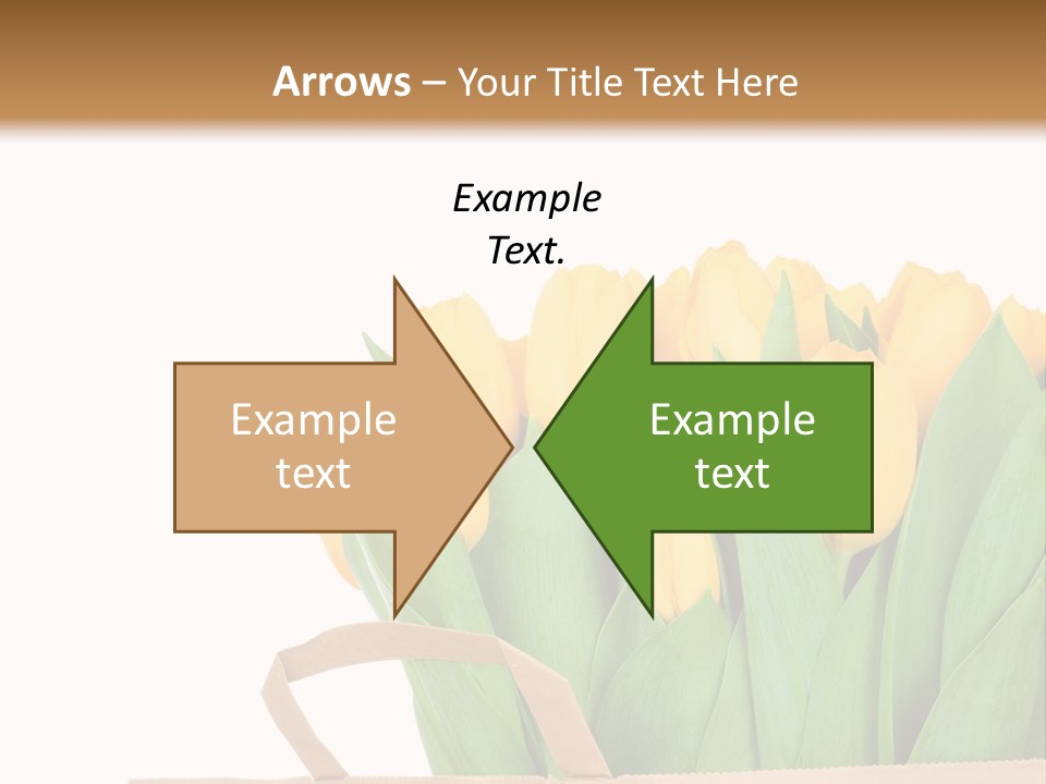Yellow Tulips PowerPoint Template