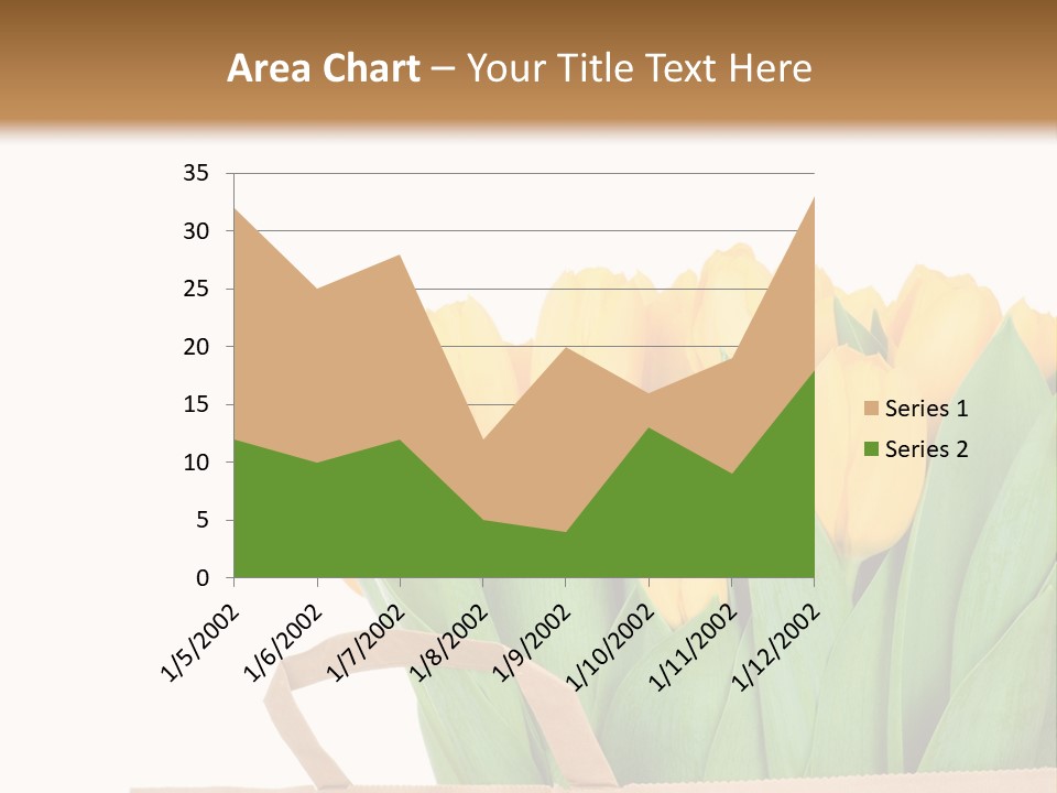 Yellow Tulips PowerPoint Template