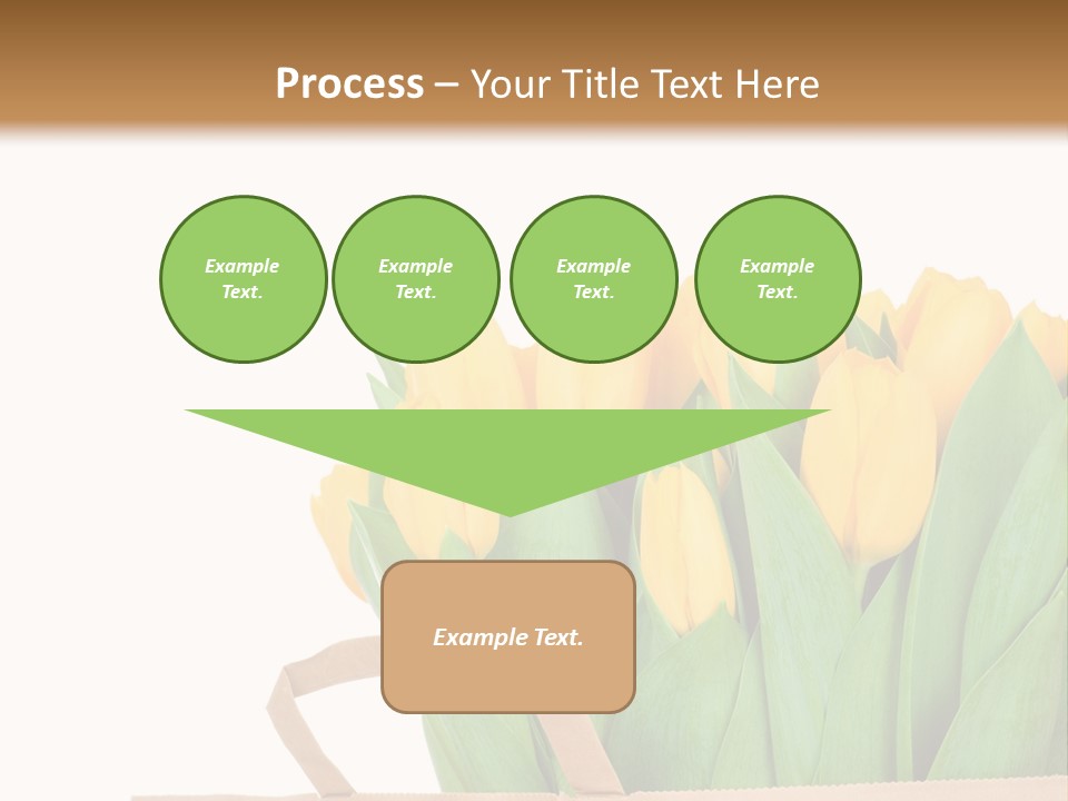 Yellow Tulips PowerPoint Template