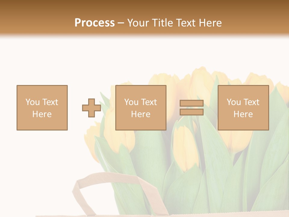 Yellow Tulips PowerPoint Template