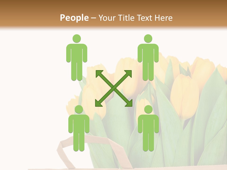 Yellow Tulips PowerPoint Template