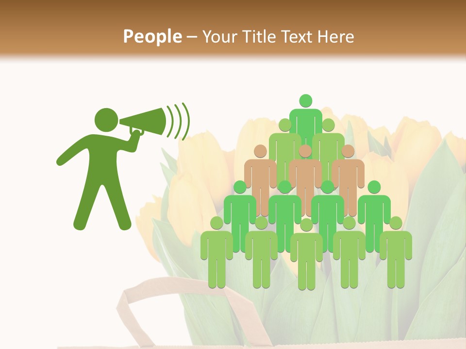 Yellow Tulips PowerPoint Template