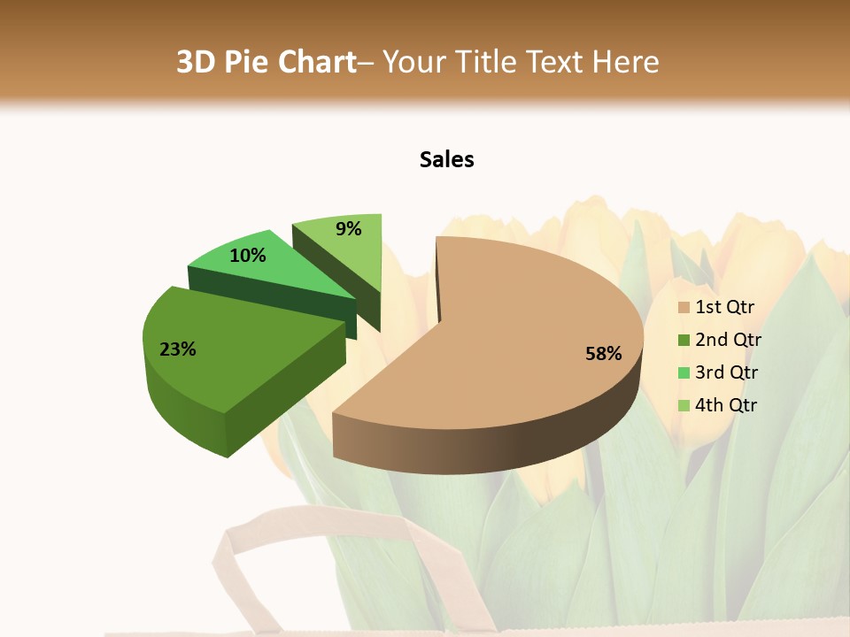 Yellow Tulips PowerPoint Template