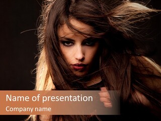 Women Hair Models PowerPoint Template