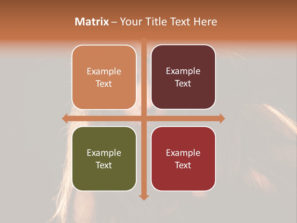 Women Hair Models PowerPoint Template